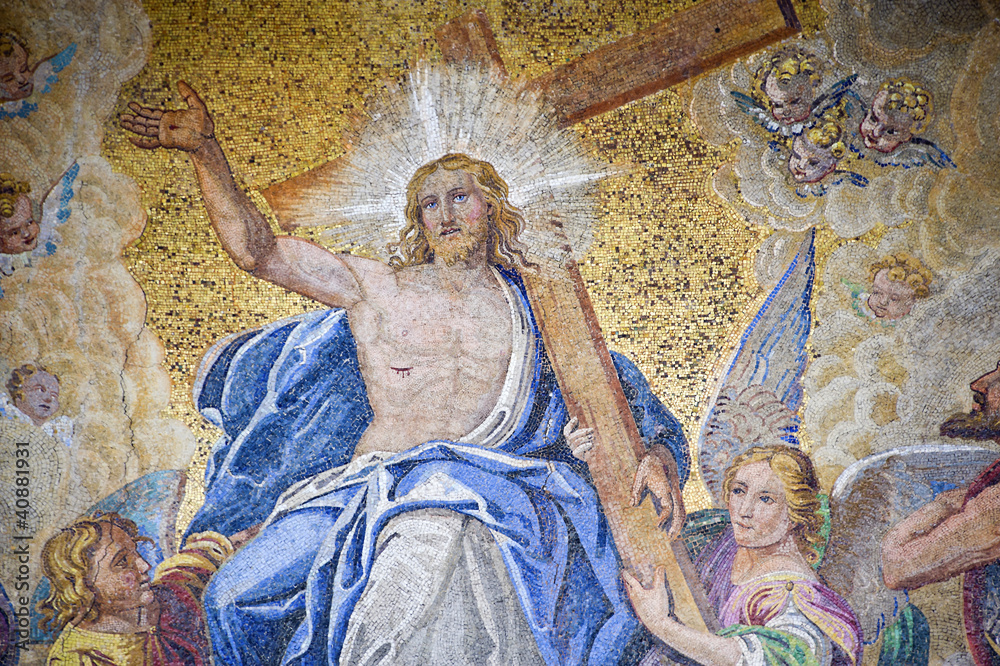 Venice: Saint Mark Basilica judgment oudtoor mosaics