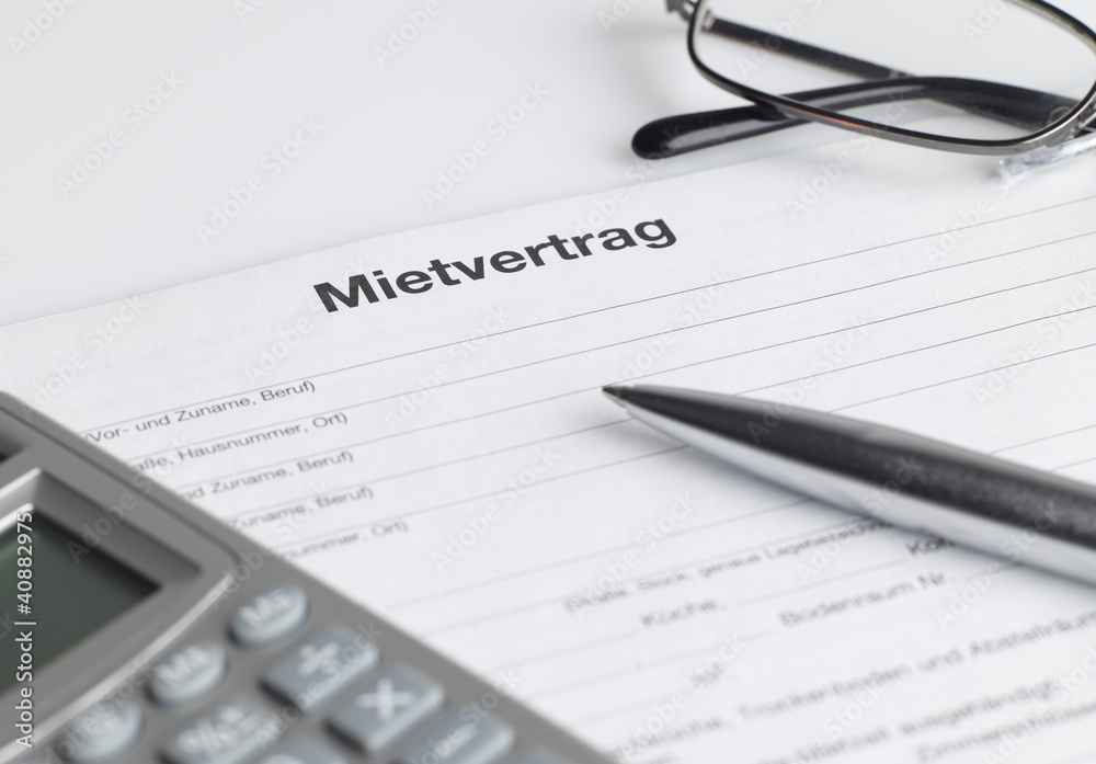 Mietvertrag Mietvertrag