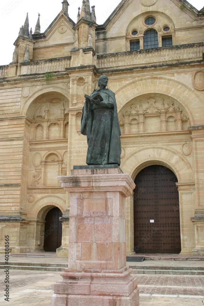 Statua Pedro Espinosa Stock Photo