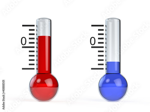 Thermometer - 3d icons photo