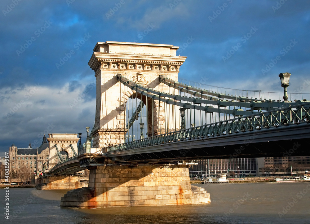 Obraz premium Nice view on Budapest, Hungary
