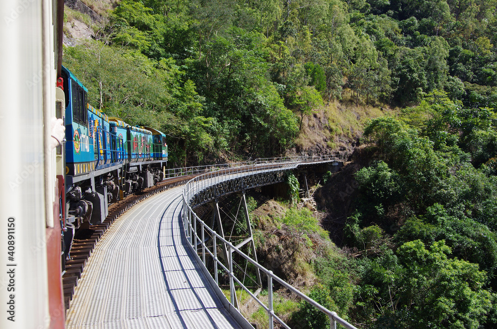 Kuranda Scenic Train in Queensland, Australia Kuranda Scenic Train in Queensland, Australia