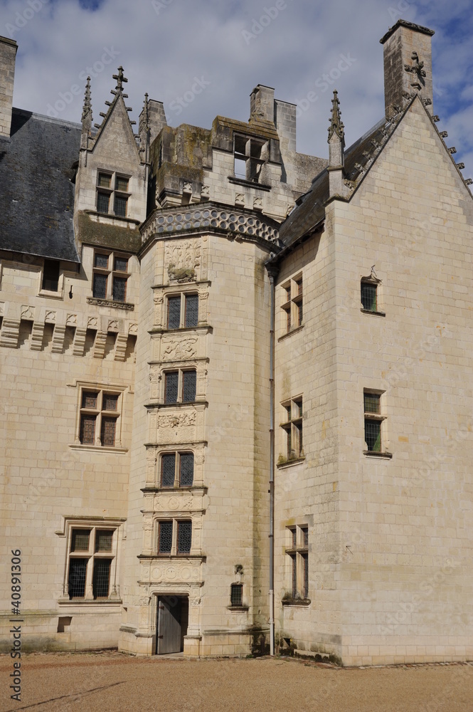 Cour intérieure, chateau de Montsoreau