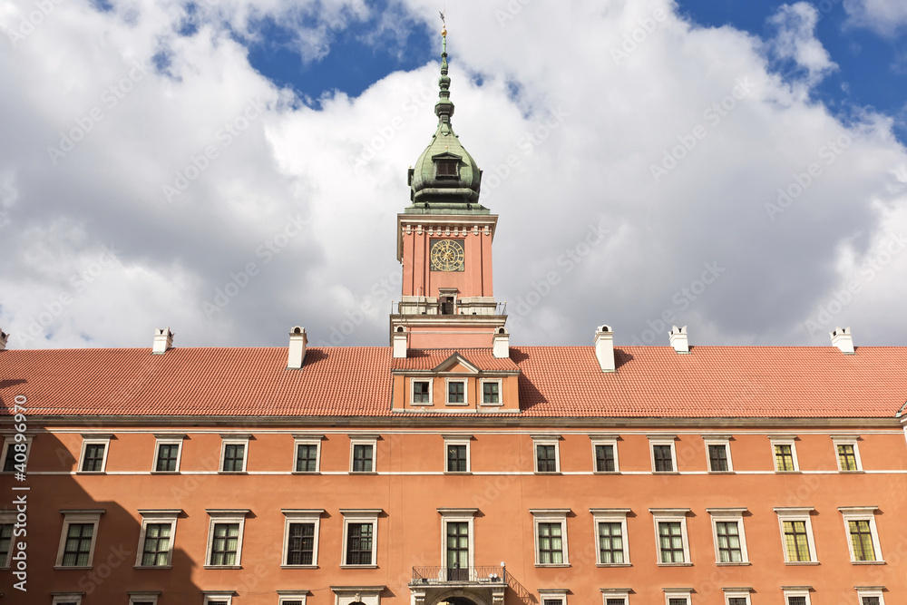 Obraz premium Sights of Poland. Warsaw Royal Castle.