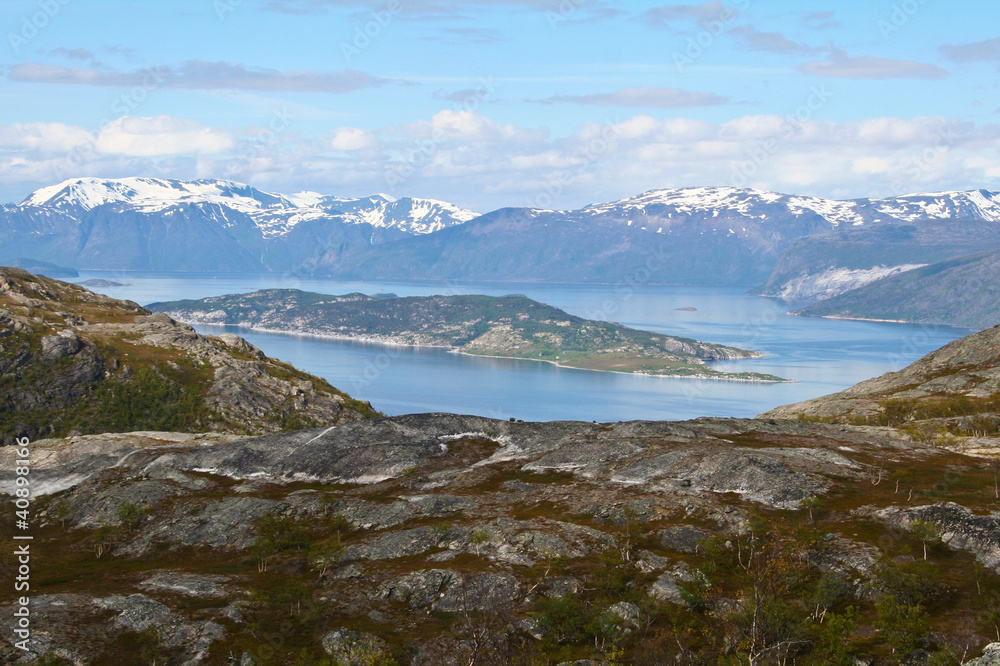 Insel im Fjord