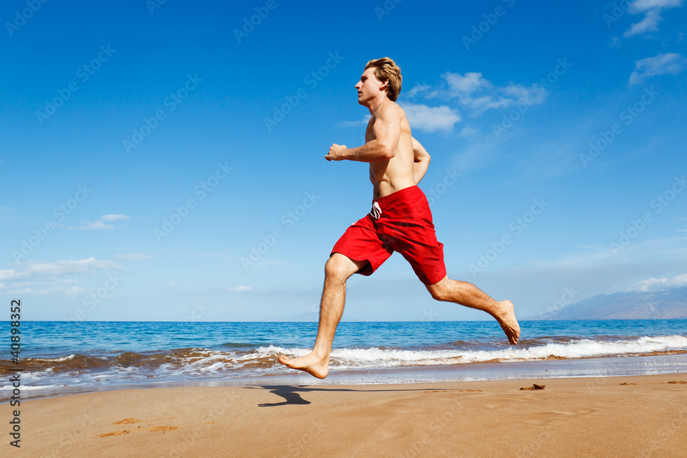 Runner on Beach Runner on Beach