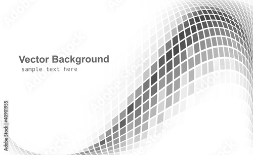 Abstract mosaic wave background