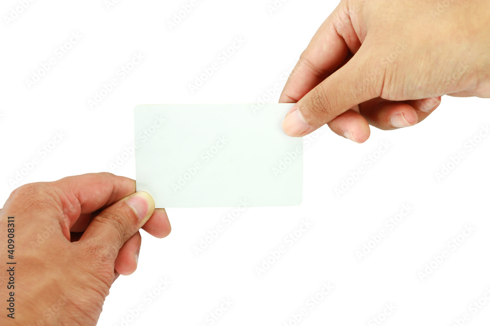 Obraz premium blank business card