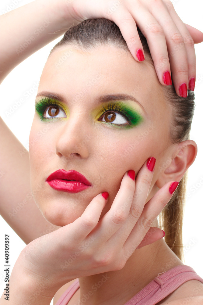 Fototapeta premium portrait of sexy young woman