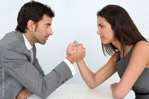 Картината върху платно Business people and professional parity