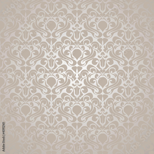 Seamless Silvery wallpaper