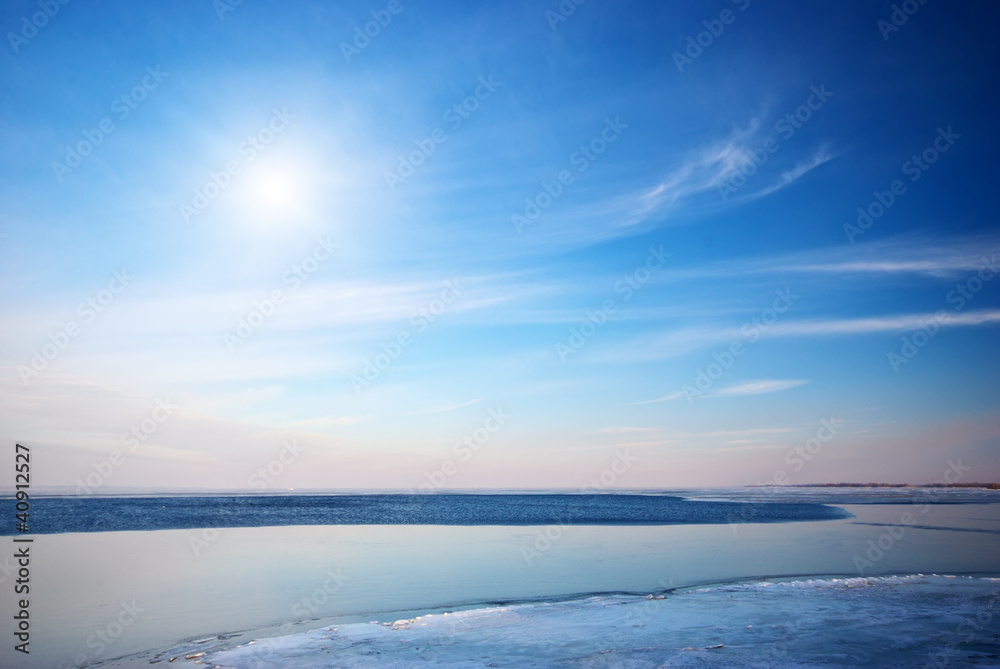 Obraz premium Winter landscape