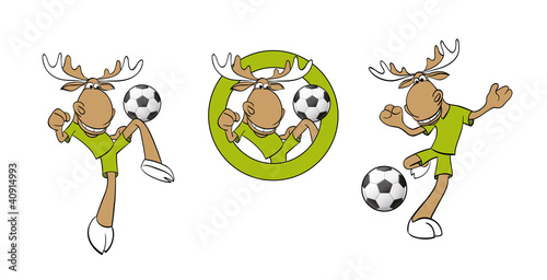 Football moose set