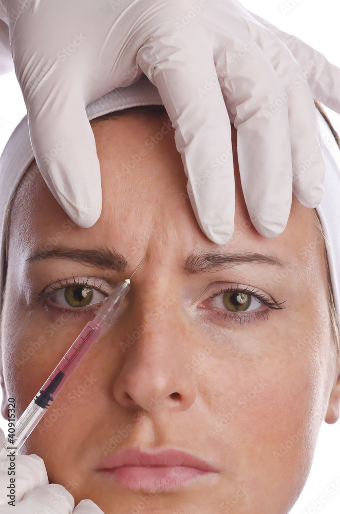 Naklejka premium cosmetic injection