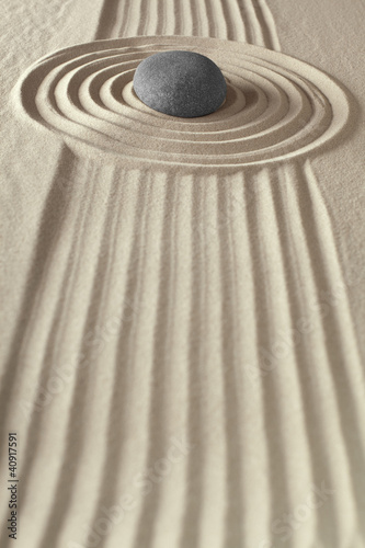 Photography meditation rock zen garden