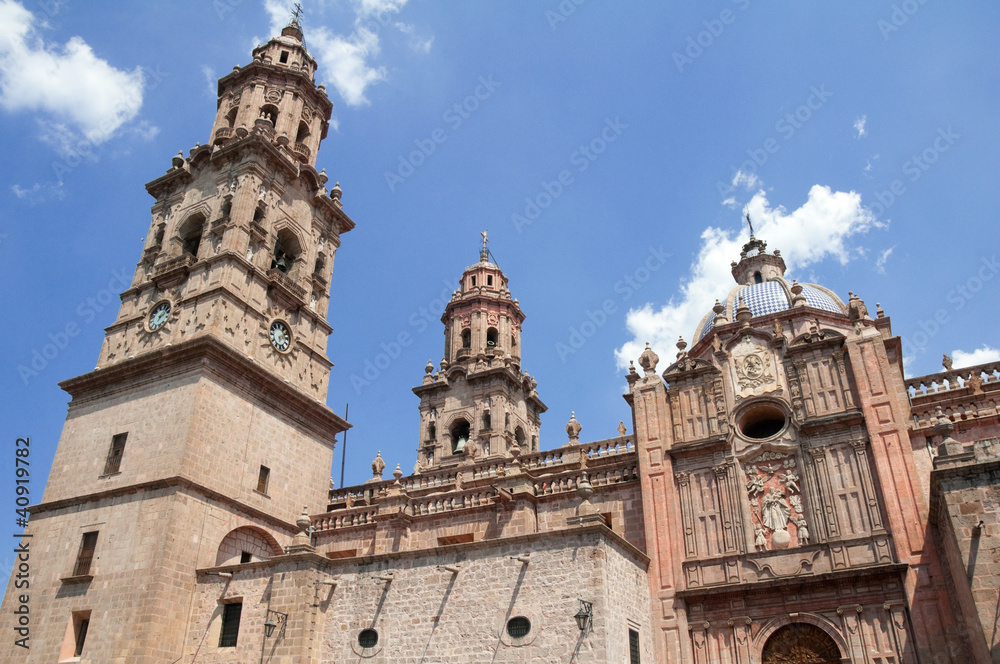 Morelia Cathedral, Michoacan (Mexico)