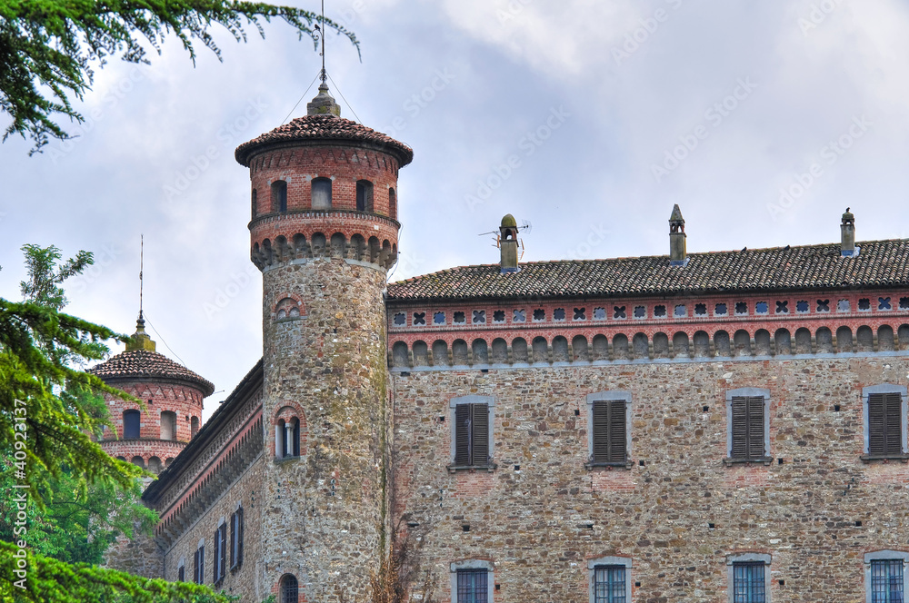 Castle of Rezzanello. Emilia-Romagna. Italy.