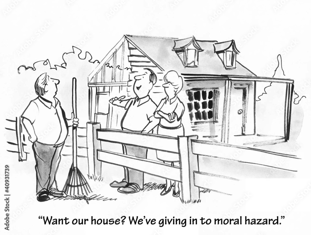 Moral hazard Stock Illustration Adobe Stock