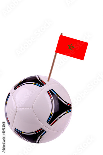 Soccerball or football in Morocco photo