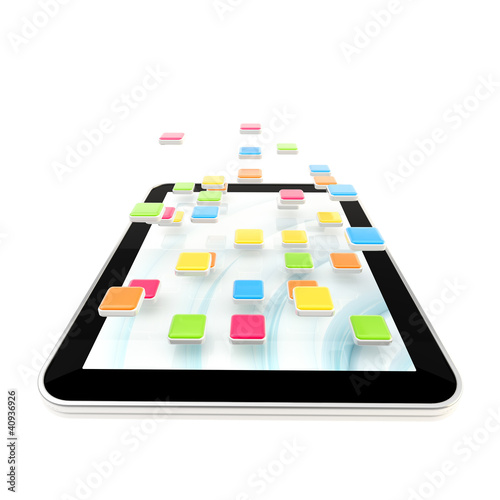 Mobile pad computer with ap...