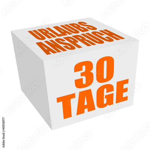 paket 30 tage urlaubsanspruch I