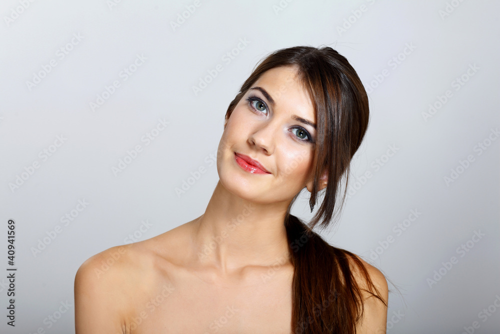Portrait of beautiful young woman Portrait of beautiful young woman