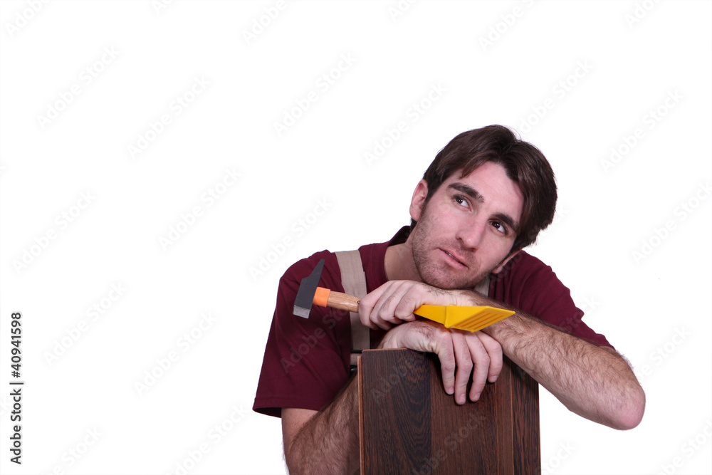 Carpenter day-dreaming Carpenter day-dreaming