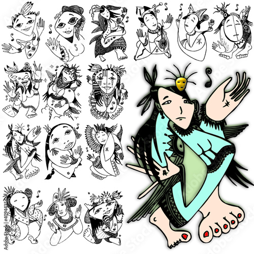 action diva style character design doubt costume