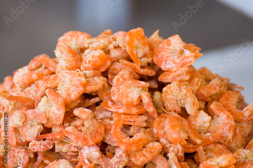dried salted prawn, sea food