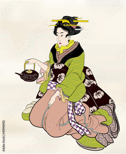 浮世絵　江戸美人画09