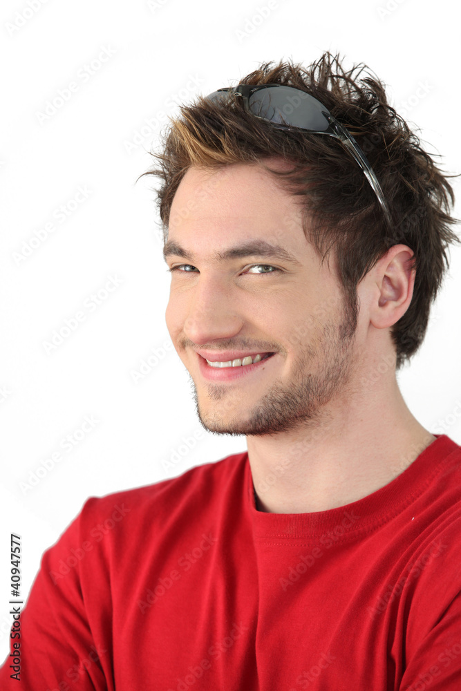 Smiling young man Smiling young man