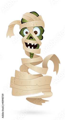 Illustration of Spooky Mummy