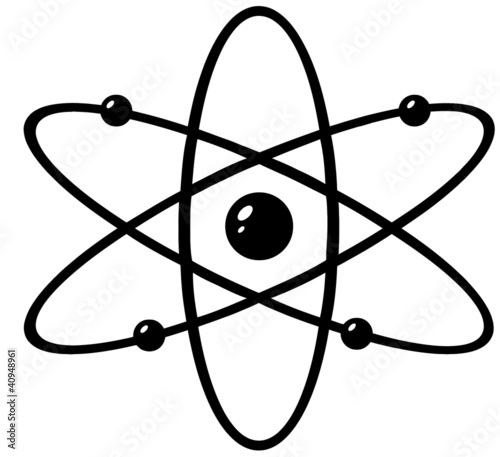 Black And White Atom