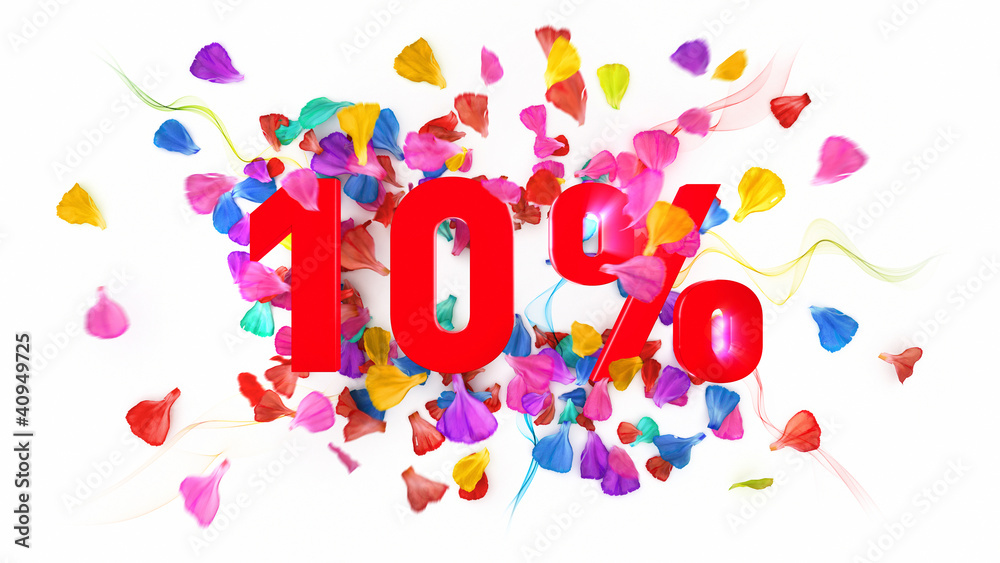 Fototapeta premium 10 percent off