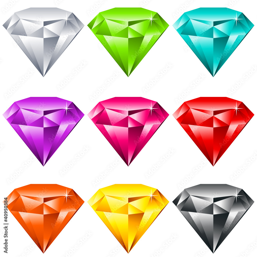 Colorful Shiny Jewels Colorful Shiny Jewels