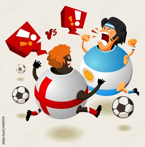 England VS Argentina rivalry always hot