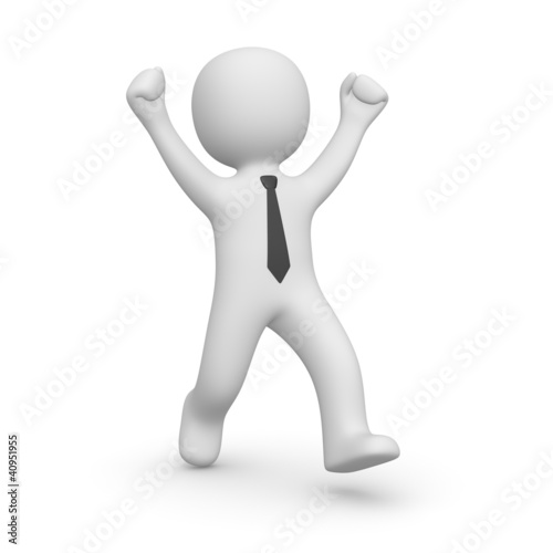 Happy businessman