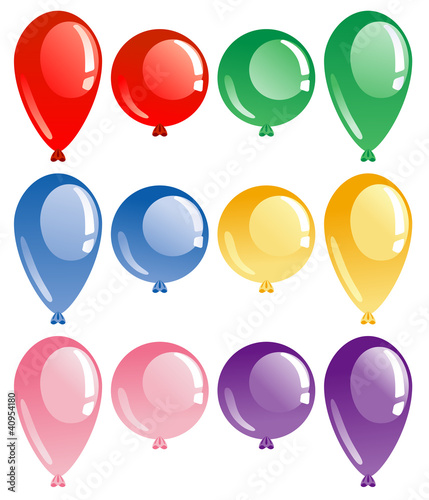 colorful balloon set