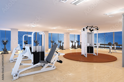 Leeres Fitnesscenter