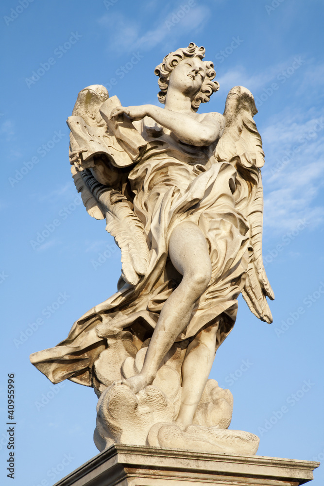Rome - Angel with the superscription