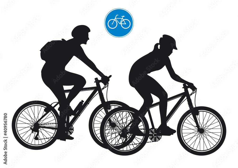 Obraz premium Biking