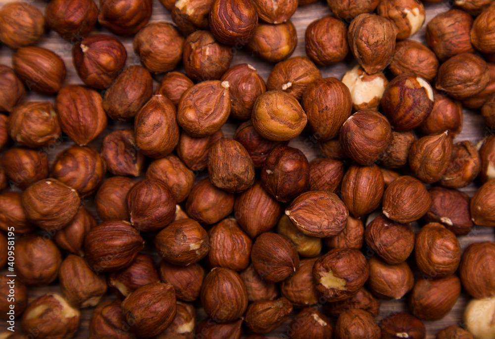 Nuts closeup composition Nuts closeup composition