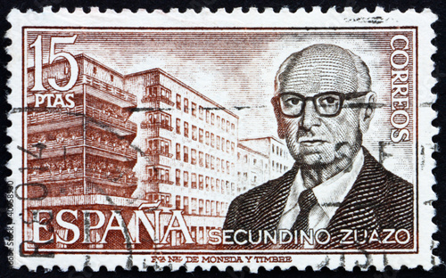 Postage stamp Spain 1973 Secundino Zuazo, Architect photo