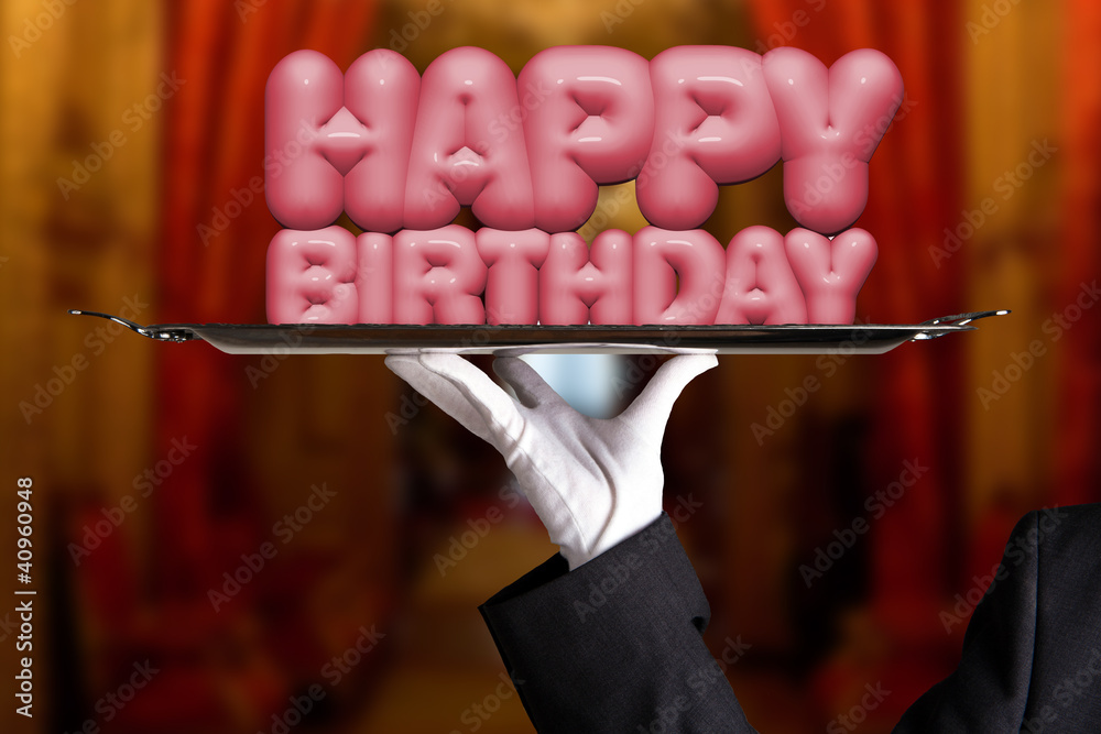 A classy Happy Birthday greetings Stock Illustration | Adobe Stock
