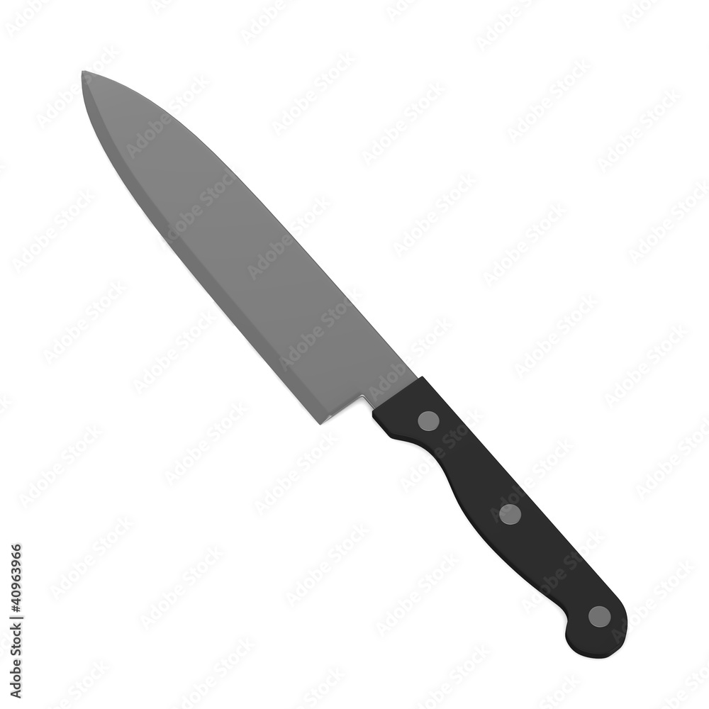 3d render of kitchen knife 3d render of kitchen knife