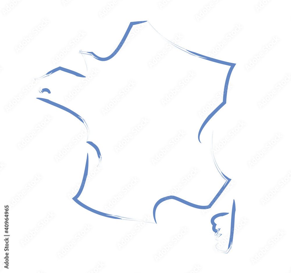 Obraz premium france bleue