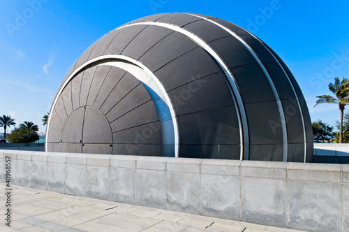 planetarium dome in Bibliotheca Alexandrina in Alexandria, Egypt