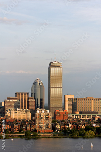 Boston Back Bay with the Prudential Tower