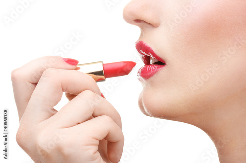 beautiful woman lips