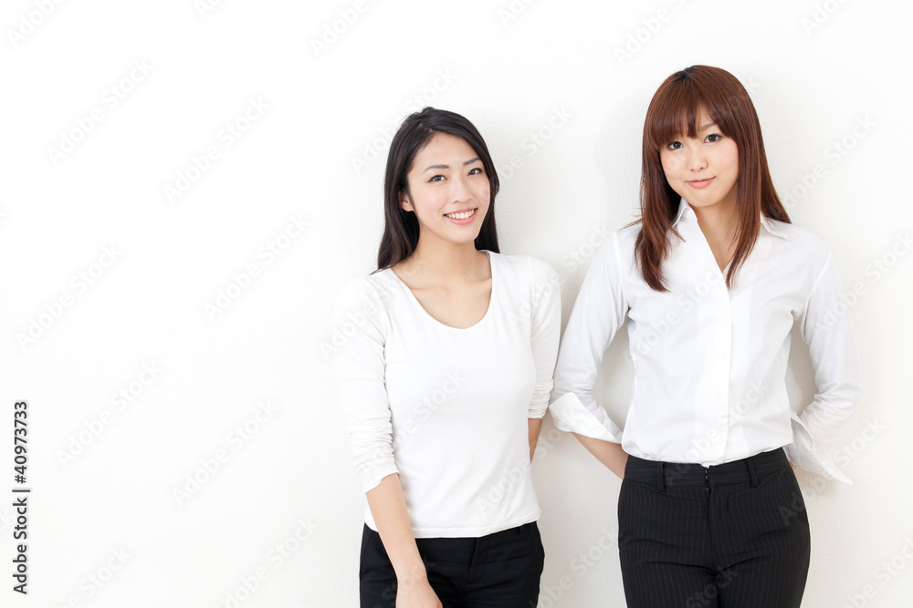 attractive business women relaxing attractive business women relaxing